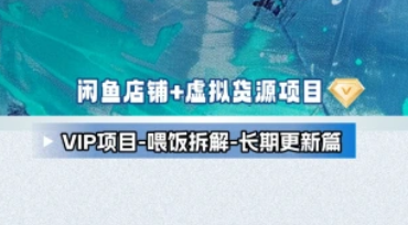 （VIP项目）闲鱼店铺+虚拟货源全流程项目 [25.10.13补充]-招财阁-互联网项目分享基地-创业兼职副业项目 - 网络项目库 - 互联网项目分享基地
