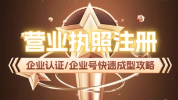 营业执照注册流程_企业认证/企业号快速成型攻略（25.10.29补充）-招财阁-互联网项目分享基地-创业兼职副业项目 - 网络项目库 - 互联网项目分享基地