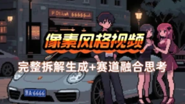 像素风格视频制作_像素是新奇点，内容适合多赛道融合（25.5.20补充）-招财阁-互联网项目分享基地-创业兼职副业项目 - 网络项目库 - 互联网项目分享基地